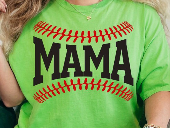 Baseball Mama SVG PNG Trendy Baseball