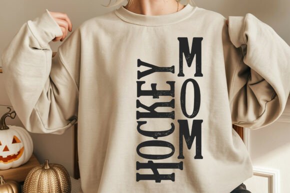 Hockey Mom Typography Design