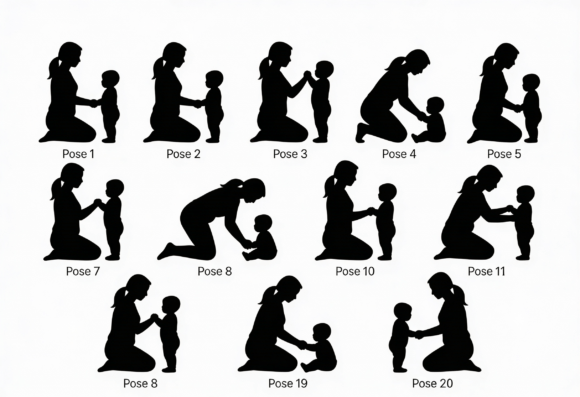 Mom and Baby Silhouette Poses SVG: A Designer's Review