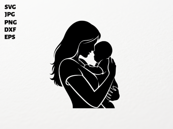 Mother Baby Love SVG for Cricut