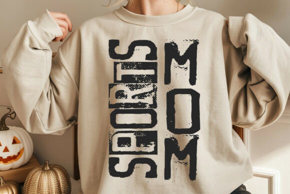 Sports Mom Typography Design